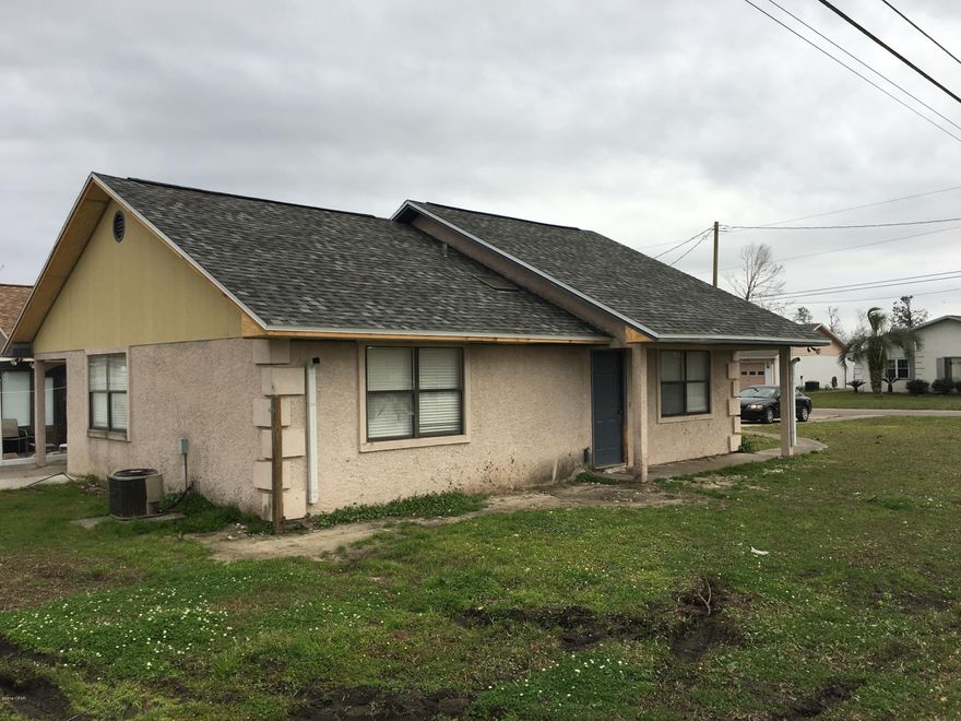 This Florida Cottage style home is located on the northeast corner of Lance Street and 11th avenue. It is a two bedroom home with a single car garage. A new roof was recently installed and the chimney was removed. It did experience storm damage and needs ceiling repairs in three rooms. This house could be ready to occupy within a short period of time. Call today to see this home, it won't last long. No sign on property. Sold ASIS.