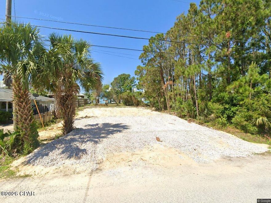 Are you ready to build your dream home just a short distance from the beautiful beaches of Panama City Beach? This fantastic homesite lot is high and dry at 6309 Pine Tree Avenue and offers the perfect opportunity to create your own coastal retreat near the stunning waters of the Gulf of America and the area's famous sugary white sands. Near Beach Access; Near Public Boat Ramp; Within 1/2 Mile to Water

Imagine living just minutes from world-class beaches, boating, fishing, dining, and all the coastal lifestyle amenities that make Panama City Beach such a desirable place to call home. Whether you're planning a full-time residence, vacation getaway, or investment property, this location offers endless potential.

Opportunities like this don't come around often. Secure your piece of paradise today.