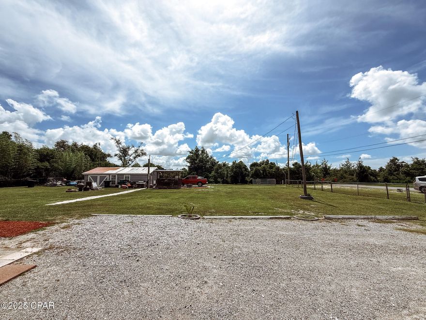 Looking for space, versatility, and a prime location? Welcome to 7211 Idaho Street! This .27-acre property is full of potential with R-2 zoning, power already connected, and a neighboring parcel available for purchase—offering the opportunity to expand or invest. The lot features a workshop, fruit trees, and a partially fenced yard, giving you a head start on your next project or homestead setup. Conveniently located near schools, shopping, marinas, and public boat ramps, and just a short drive to Tyndall Air Force Base. Whether you're building new or bringing in a manufactured home, this spot offers flexibility in a location that's hard to beat. Call a REALTOR® today to schedule a property tour. If important, please verify all measurements.