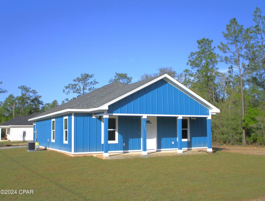 Brand new construction in Sunny Hills! This home was created by a skilled local builder and includes custom touches such as full thickness granite countertops, a full stainless steel appliance suite including refrigerator, ceiling fans in all bedrooms, custom tray ceiling in the living room, custom tiled shower, wood window sills, recessed lighting, underground electric utilities, hardie board and batten siding, and even upgraded roof decking with spray foam insulation.  You'll love the kitchen pantry for storage and the countertop bar suitable to eat at, as well as the large 8x7 walk in primary bedroom closet. Come experience the difference - a home built to exceed your expectations!