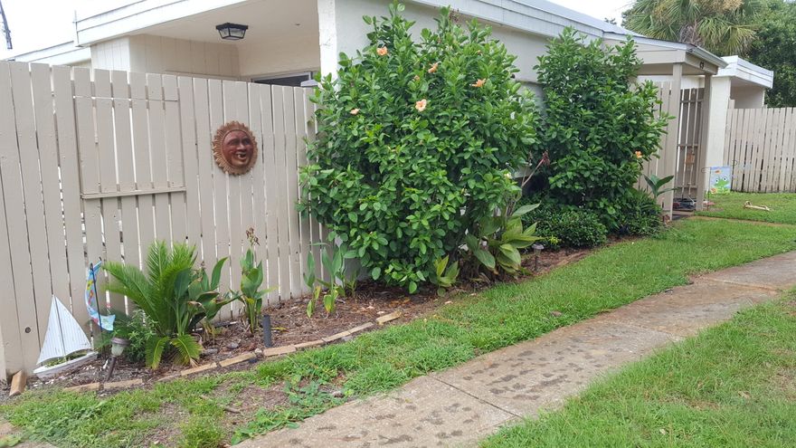 JUST REDUCED $10,000.   Updated, beautiful, tile through out. Nice cabinets, countertops & appliances. Hot water heater replaced 2007 with a larger one. This condo has a front door, with a glass door & also a patio with sliding glass doors. Very bright, light & airy. Washer & dryer was added in storage room on deck.

If you don't want stairs or people above you, this is your quiet condo.

Very convienient to back gate & Back Beach Rd. However, hop in your golf cart &  be at the beach in minutes.

   Don't forget all of the ammenities that the complex has. Pools, tennis, shuffle board, community room, putt putt, fitness rm.