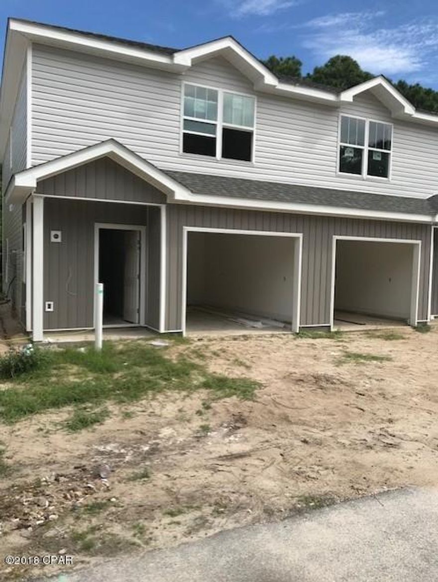 Remarks: New TH Development just off N Lagoon. Construction is in progress. Spacious townhomes, 2 units per building. Each unit is 3 bedroom 2.5 baths, 1400 sq' H&C. Great floor plan, kitchen will have white shaker cabinets, granite counter tops and stainless appliance package. Click plank laminate flooring and carpet. Call for more details. BOND MONEY available to purchase this property, Call today to get details.