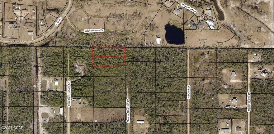 These 2 lots are on Shayne Collins Drive, and back up to Sandy Creek Country Club.
