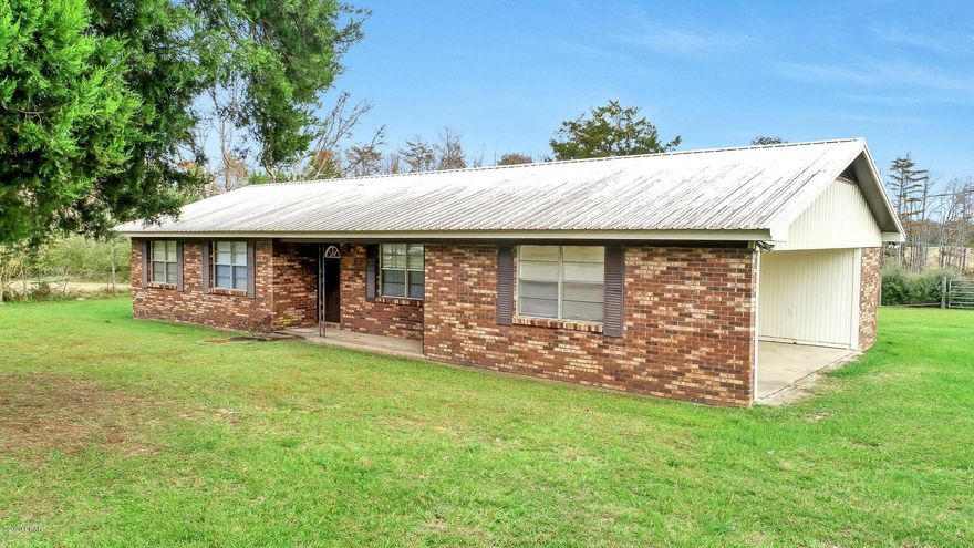 This 80 acre farm and ranch is a must see.  The property faces Hwy 179A near New Hope.  The land has rolling hills, is fenced, and includes approximately 50 acres of improved pasture/farm land along with 30 acres of timberland with a cypress pond and a fishing pond.  Deer and turkey wander the land often.  The 3/2 brick home includes all appliances.  There is also a 32'x40' pole barn and a 12'x24' metal building with carport.  Closing with Brandi Culhane, Championship Title 543 Harbor Blvd Suite 102, Destin, FL 32541 850-502-5309