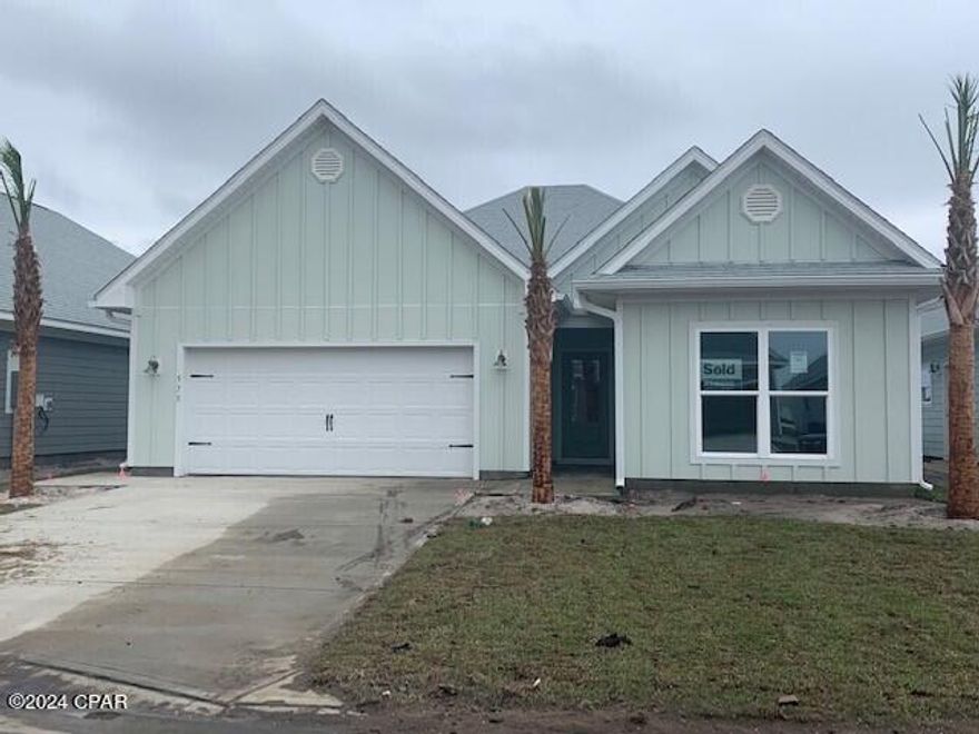 The Kennedy is a 4-bedroom, 3-bath home with 2197 square feet of living space located in WindMark Beach. Standard features of this home include beautiful quartz countertops with undermount sinks in the kitchen and all bathrooms, 5 panel wood doors, engineered vinyl plank flooring throughout the entire home and 9-foot ceilings throughout. Stainless steel appliances included are a free-standing smooth top range, microwave, and dishwasher. The kitchen features a large walk-in pantry, disposal and water filtration system. This unique floor plan features a mother-in-law suite complete with its own entrance, kitchen, bedroom, bathroom, heating and cooling and laundry. WindMark Beach is a tranquil community where one can enjoy the natural settings with boardwalks, walking paths, bike trails, and deeded beach access. WindMark Beach also offers residents numerous luxury amenities and features including a community pool, a gym, restaurants, packaging store/bar, beach equipment rentals, roving security, community fire pit, local shopping, and a versatile community center.