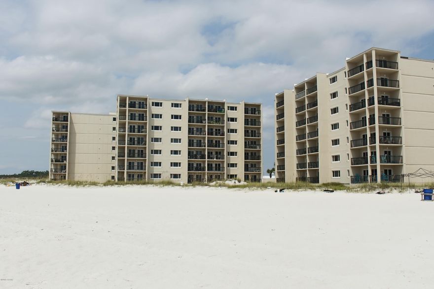 This is the beautiful fully furnished 2-bed 2-bath sunset condo you have been waiting for in the small buildings here in Pinnacle Port located on the far west end of Panama City Beach with beach on one side and Lake Powell on the other.  The C Buildings face to the west so they have the sunset view.  This condo is a win-win with location, convenience, cleanliness, and great potential rental income. More than $30,000 in rental income even with a lot of owner usage.  Call your favorite Realtor today!