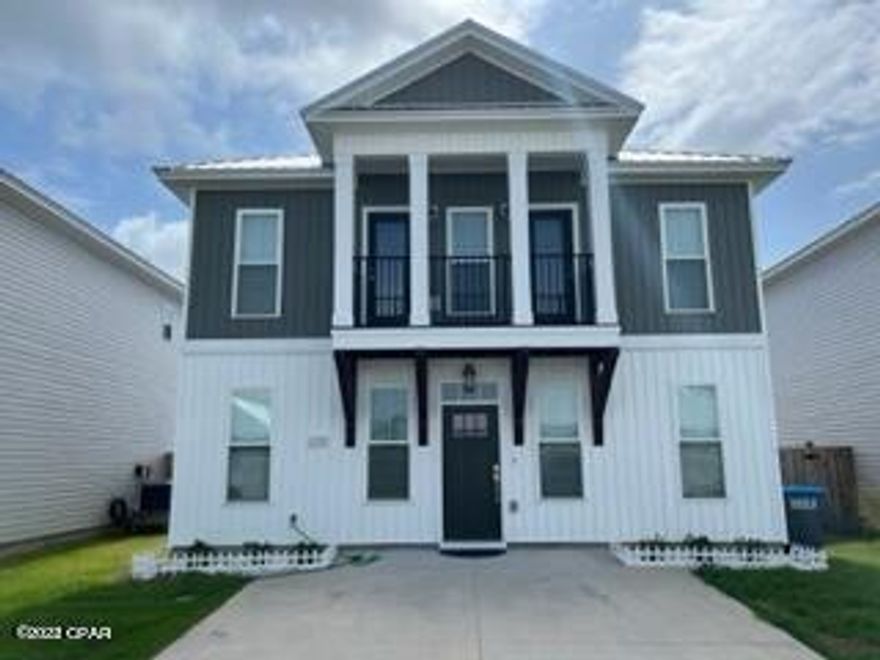 FOR RENT QUALIFIED TENANTS ONLY Beautiful 4 bedroom, 2 1/2 bathroom home, centrally located to Tyndall Air Force Base, Shops, and Entertainment!! Picture yourself seamlessly entertaining family and friends in the large open living room. This kitchen is sure to bring out the chef in you! You will love the stainless steel appliances, quartz countertops, and custom cabinets. The spacious master bedroom is located on the first floor, and the master bathroom has a soak tub, shower, and ample counter space! Upstairs you'll find 3 spacious bedrooms , an additional living/office/play area, and another full bathroom. Just imagine all of the relaxing you can do on the deck, and fun to be had in the fenced backyard.
