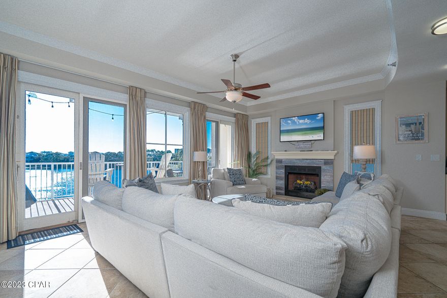 HERE IS YOUR CHANCE!! BACK ON MARKET, NO FAULT OF THE SELLER!! These highly sought after condos are RARELY AVAILABLE!! This turnkey 3 bedroom 3.5  bath,  condo offers breathtaking views of Lake Carillon and is located within walking distance to the Gulf of Mexico's Emerald Waters and sugar white sand!!  A glamorous over-sized resort pool and an abundance of amenities including downtown Carillon, offering a spa, shopping and dining are all at your fingertips.   Whether you are looking for a vacation home, or an investment property, this one check all the boxes!!