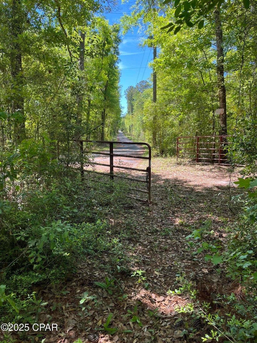 ***Great news for potential buyers! The Washington County Planning & Zoning Department has officially approved a Land Use Certificate allowing for the construction of a single-family residential home (mobile or modular home is acceptable)*** This beautiful property is a 17 acre piece of nature with plenty of outside activities including swimming, hiking, fishing, and hunting. The property is made up up of two parcels that must be sold together. One is a 10 acre parcel along another 7 acre spur than runs down an 80 acre adjoining track. It also has access to 3 fishing ponds including Pine Log Creek that runs through the property itself and can be traveled over by way of small wooden bridge. For water, a 165 foot deep well was installed to supply the cabin with access to crystal clear water.  The pump is fully enclosed to protect all the components from the outside elements.  A 50 amp power outlet was also installed to power an RV if needed. This 17 acre property also features 3 buildings, a custom built smokehouse and deer stands. One 26 x 38 metal building with a  concrete foundation and a roll up garage type door. It is fully enclosed and is equipped with its own  200 amp power panel. There is also a 12 x 22 metal shed for your lawn mowers and equipment and also features a fully livable 12 x 20 wood cabin. The cabin is powered and has a kitchen with a working stove and sink and a living room with an electric fireplace for those cold nights. It also has one bedroom with a door for privacy. The property itself is also only 45 minutes to some of the 'Worlds Most Beautiful Beaches'. If you love the beach and the outdoors this is the property for you! Come take a look and get your own piece of paradise before it's gone.