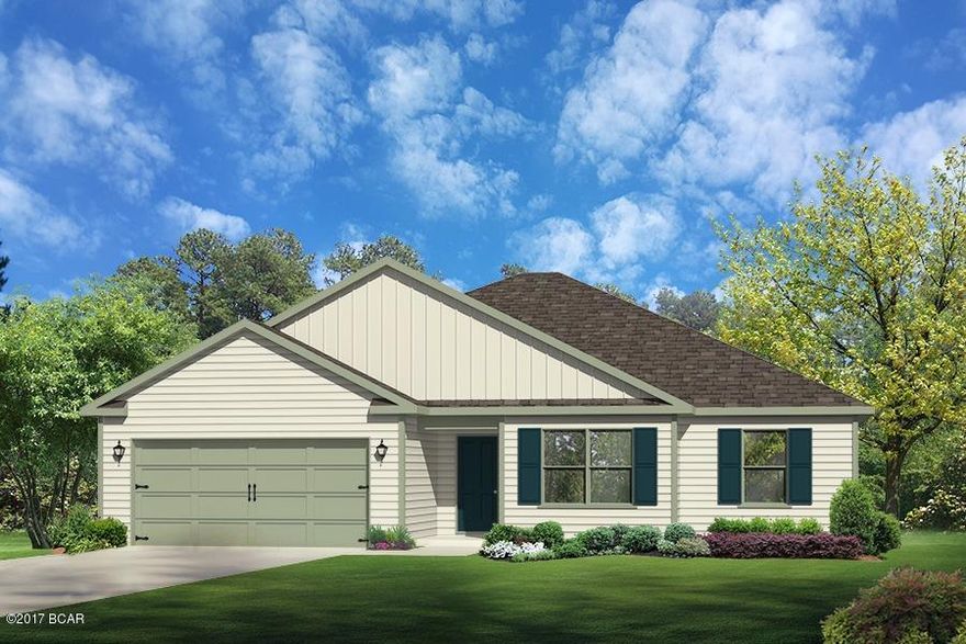 This one story ''BOOTH'' open floor plan flows with 3 bedrooms to the front of home and Owners suite to the opposite side. The island in kitchen has ample space for entertaining! 4 BR 2 BA +/-1891 Sq Ft. ****Pictures may be of similar, but not necessarily of subject property, including exterior and interior colors.Pictures, photographs, floor plans, elevations, features, colors and sizes are approximate for illustration purposes only and will vary from the homes as built. Home and community information including pricing, included features, terms, availability and amenities are subject to change and prior sale at any time without notice or obligation. For Move-In/Completion Estimates: Ready dates are estimates only. Timing of completion of construction and buyer move-in are subject to conti