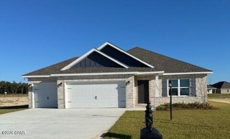 The Destin floorplan is a gorgeous 3-bedroom 2 bath home. As you walk into your new home, you will see your very spacious formal living room or optional fourth bedroom. As you continue down your foyer perfect for those nice art pieces or portraits, you will be welcomed into your dream kitchen with enough counter space for every gadget you could want. It is decorated with a lovely island that is welcoming into the dining area and the great room so even the cook of the house will not be left out of any conversations.  Your primary suite is off a nook in your great room, giving it privacy but still conveniently located for those midnight snacks. Your two spare rooms and guest bath are down their own private guest hall that also leads to the laundry room with tons of storage space, as well as an exit to your new spacious three car garage! Virtual tour of similar home, but not the subject property listed. Color in homes and upgrades may differ.