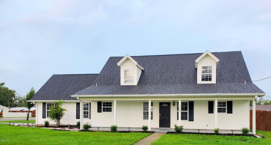 Gorgeous 3 bedroom, 2.5 bath, two story home plus bonus room . This home has a BRAND New Roof, AC, hot water heater, new flooring & interior paint. The kitchen has  lots of cabinets, granite countertops ,pantry and a ample dining area. The Master suite is located on the first floor. The master bath has double vanities and separate shower. French doors open up to the AMAZING backyard. The backyard is beautifully landscaped and has a stunning swimming pool. Upstairs you will find the other 2 bedrooms, plus bonus room. The curb appeal is a 10 all day long. The oversized front porch is so inviting and is practically begging for rocking chairs. This home is a beauty and won't last long