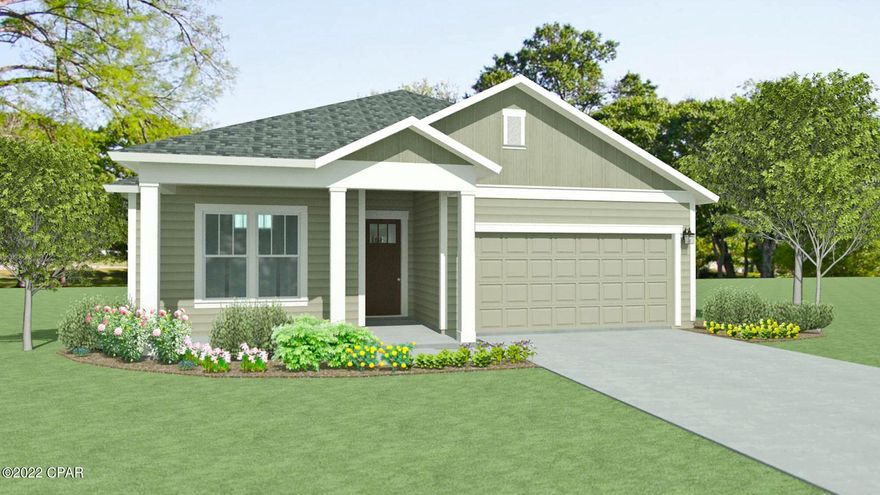 This Samuel Taylor home features the Sand Dune floor plan. All builds are currently built above hurricane code with 2'x6' exterior wall framing, hurricane tie down rod and anchor system, architectural shingles and higher insulation ratings. Interior standard features include 9 and 10 foot ceilings, tile and carpeted floors, granite countertops, gas stove, microwave, dishwasher and garbage disposal. Upgrade options are available. Please visit the Model home located at 206 Basin Bayou Drive for more information! Excellent opportunity to be in the hottest community on the Beach!