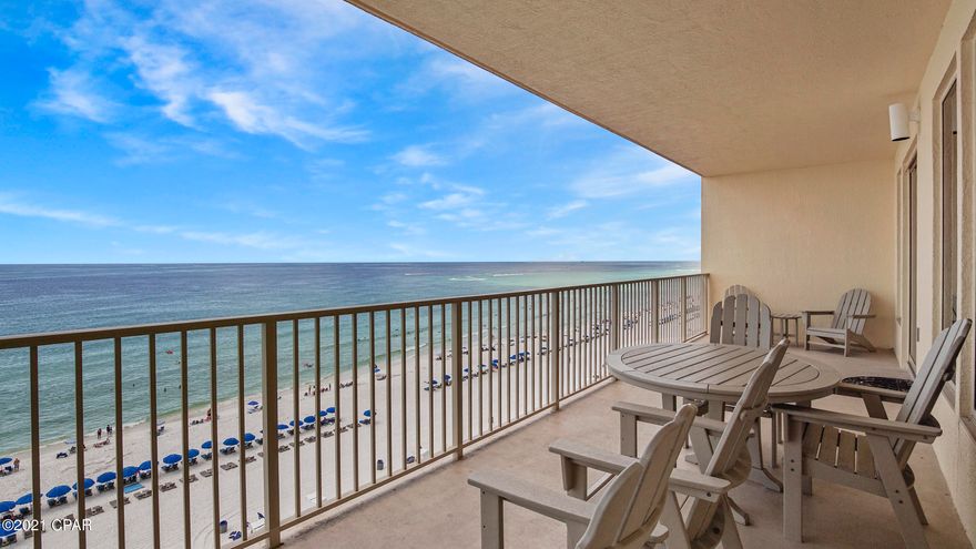 ** RENTAL MACHINE ** With over 50k in annual income, this two bedroom + bunk, two bath Gulf Crest condo is one of the best buys up and down the beach. Gulf Crest is located on the east end of the beach so traffic is never a problem and it has tons of great local restaurants nearby. Some of the most notable features of the building are gated parking, tiki bar, a beautiful heated pool, some of the biggest balconies in all of PCB, and parking on the same side of the street. This amazing home away from home is located on the 8th floor. It has one of the widest floor plans offering more beach views than almost any other condo. This unit comes completely furnished and rental ready! Call today & arrange your private viewing of this amazing condo & see this one for yourself!