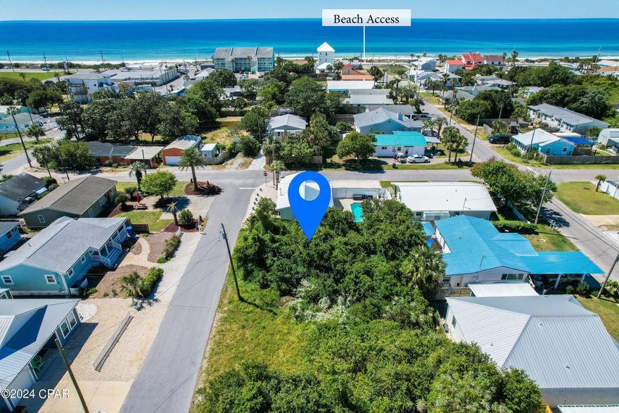Build your dream beach home on this residential lot just 1 block from the beautiful sandy shores of Panama City Beach. Located in the desirable West end of Panama City Beach, this lot is within walking distance to the beach and offers the perfect opportunity to create your own oasis in paradise. 

Best of all, there are no HOA fees to worry about. There is an adjacent lot right next to this one same size (205 Corto Pl)  that can be bought together. I have floorpans of homes built on this size lot, which can be disclosed per request.

Don't miss out on this prime piece of real estate in one of Florida's most sought-after beach communities.