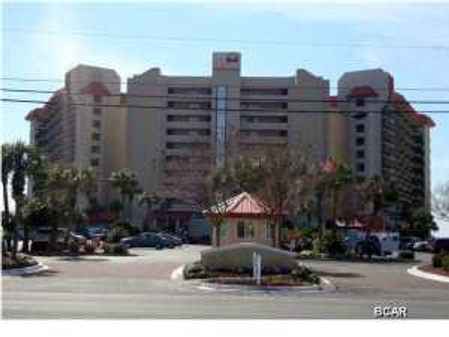 Summerhouse Condominium is centrally located on Thomas Drive in Panama City Beach, FL. This GULF FRONT condo is being sold FULLY furnished and is move in ready. It would make a great rental investment! With 2 bedrooms and 2 full baths, this 3rd floor condo can sleep up to 8 guests. There is a king bed in the master suite and the guest bedroom has 2 queen beds. Both bedrooms have flat screen tvs. The living area offers ample seating to include a sleeper sofa, as well as a large flat screen. The kitchen is the perfect setup for dining in. The private balcony is right off of the living room and overlooks the condo's pools, as well as the Gulf and The World's Most Beautiful Beaches! Summerhouse amenities include 2 gulf front pools (1 is heated in winter), a hot tub, owner's lounge, game