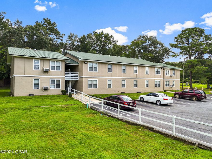 Deerwood Apartments offers a strong investment opportunity in the growing NW Florida market. Located at 872 Deerwood Lane in Chipley, this well-maintained 16-unit community sits on just over an acre and features eight 1BR/1BA units (550 sq ft) and eight 2BR/1BA units (850 sq ft). The property has received significant recent upgrades, including a new septic system, new driveway and parking lot, full exterior paint, an updated on-site laundry facility, and a 2019 roof. Inside, 8 units have been fully remodeled and 8 have been refreshed, offering a turnkey asset with durable improvements throughout. Residents enjoy convenient access to I-10, nearby shopping and dining, medical services, and Chipley's ongoing revitalization efforts. The area continues to experience steady growth along HWY 77 and increased commercial activity tied to regional employment hubs. Now offered with a strategic price adjustment, Deerwood Apartments presents exceptional value for investors seeking stability, strong rental demand, and long-term upside in a desirable Florida submarket.