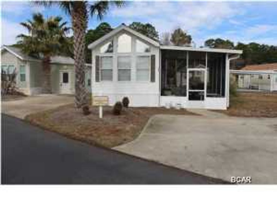 Emerald Point is a gated beach community located across from the Navy Base. Emerald Point has two pools, whirlpool, dock/gazebo on the lake, community room with large lounge area for activities and meetings, fitness room, on site rental and management office, playground, picnic area, bar grill, etc. This one level unit has living room, kitchen, one bedroom, one bath and a large screened in porch. Property is conveniently located within the project. Property is sold fully furnished. Monthly Maintenance Fee includes the following: use of all the common facilities; garbage; water/sewer; cable; maintenance of green areas, etc.