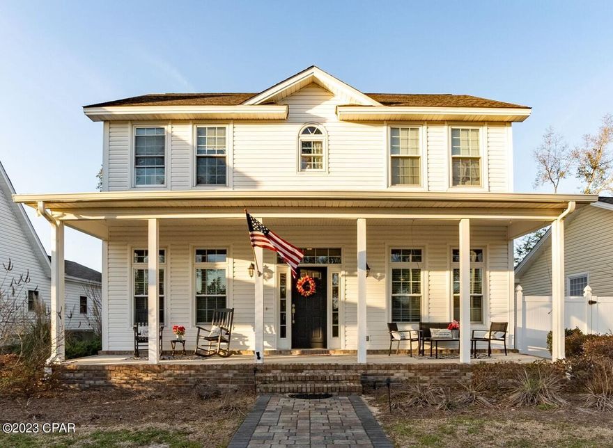 BACK ON THE MARKET- DUE TO NO FAULT OF THE SELLER!!! THE SELLER HAD A CONTRACT CONTINGENT ON THE BUYER'S HOME SELLING AND UNFORTUNATELY AFTER SEVERAL MONTHS IT HASN'T SOLD. 
 Active-duty military and veterans make sure to check this one out. This home has an assumable VA loan with a 2.875% interest rate. This beautiful 3-bedroom, 2.5-bathroom property boasts a spacious floor plan that is perfect for entertaining and comfortable living. The living room is highlighted by a cozy fireplace, perfect for snuggling up on chilly nights. The kitchen features stainless steel appliances as well as an eat in kitchen and formal dining room. 

Each of the bedrooms are bright, airy and feature large windows allowing for plenty of natural light. The master bedroom features a private en-suite bath with a whirlpool tub and separate shower

The porch is an oasis and the perfect place to sip a beverage and enjoy the view of the community walking park surrounded by mature oaks. and enjoy the view of the community walking park surrounded by mature oaks.