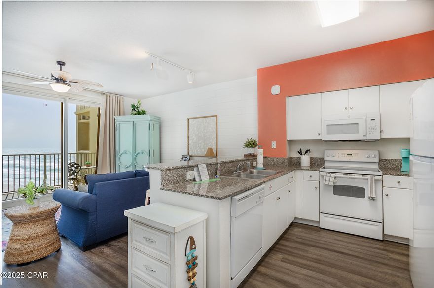 Stunning Panama City Beach Condominium for Sale! Welcome to your dream coastal retreat, nestled in one of the most popular Resorts in Panama City Beach. This stunning condominium is perfect for those seeking both luxury and comfort, offering a serene escape with breathtaking views of the Gulf of Mexico. 
Key Features 
•	Bedrooms & Bathrooms: This spacious condo boasts two beautifully appointed bedrooms, including a convenient bunk room, and three full bathrooms, ensuring ample space for family and guests. 
•	Fully Equipped Kitchen: The kitchen features modern appliances and ample counter space, making meal preparation a joy. 
•	Open Floor Plan: Enjoy the seamless flow between the living, dining, and kitchen areas, perfect for entertaining or relaxing with loved ones. 
•	Large Balcony: Step out onto the expansive balcony and soak in the stunning panoramic views of the Gulf of Mexico, a perfect spot for morning coffee or sunset cocktails. 
•	Amenities Galore: The resort offers a plethora of amenities designed for your enjoyment and relaxation, making every day feel like a vacation. 
•	Convenient Parking: Benefit from covered parking adding ease to your beachside living experience. 

Don't miss the opportunity to own a piece of paradise. This condominium is the epitome of luxury living in Panama City Beach, offering a perfect blend of comfort, style, and breathtaking natural beauty. Schedule a viewing today and start imagining the coastal lifestyle you've always dreamed of!