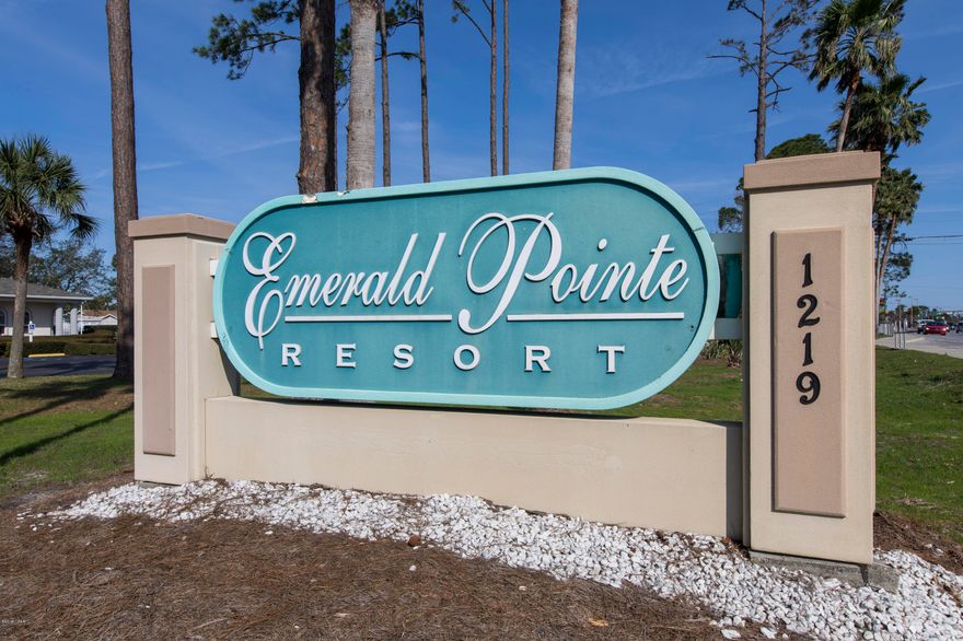 A MUST SEE. IT WON'T LAST LONG. This beautiful 2 bed/2 bath home in Emerald Point Resort. This home doesn't need a thing but the right owners to enjoy a completely turn key opportunity in the heart of Panama City Beach. Close to shopping, Navy Base, boating, and the world's most beautiful beaches. This home boasts gorgeous flooring, lighted carport and metal roof and large storage shed. This home is tastefully decorated and could show as a model home. Ample parking large enough for guests. Private screened in porch for outside entertaining.