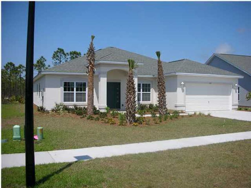 This is a great four bedroom, 2 bath home in Palmetto Trace subdivision located directly across the street from Pier Park - close to shopping and dining. This home features over 2300 square feet of living space with a formal dining/living room with breakfast area and bar, covered patio. The master bedroom features a separate shower and tub with his and hers closet. The community features sidewalks, street lamps and community pools.