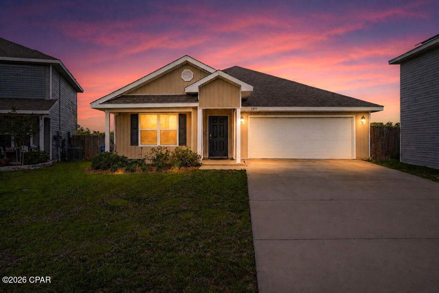 Located in one of Panama City's most desirable and growing residential communities, this home offers the perfect blend of comfort, convenience, and Florida Gulf Coast living. This beautifully situated home provides an inviting atmosphere ideal for families, professionals, or anyone looking to enjoy a peaceful neighborhood while remaining close to everything Panama City has to offer.

From the moment you arrive, the property stands out with its welcoming curb appeal and prime location within a quiet, well-maintained community. Inside, the home offers the space, functionality, and warmth that today's buyers are searching for, creating the ideal setting for everyday living and entertaining alike.

What truly makes this home exceptional is its unbeatable location. Residents enjoy convenient access to schools, shopping centers, restaurants, parks, healthcare facilities, and major roadways, making commuting and daily errands effortless. Just a short drive away, you'll find the world-famous white sand beaches of the Emerald Coast, along with boating, fishing, waterfront dining, and endless outdoor recreation that define the Florida lifestyle.

The surrounding area continues to thrive with new development, community growth, and increasing demand for quality homes, making this one of the most attractive neighborhoods in Panama City. Whether you are enjoying peaceful evenings at home, spending weekends at the beach, or taking advantage of the many nearby amenities, this home offers a lifestyle that is both relaxing and connected.

With a current tenant in place who will be vacating by June 30th, the home will soon be move-in ready and available for its next owner to fully enjoy. This is a rare opportunity to own a standout property in a highly sought-after location where comfort, convenience, and coastal living come together perfectly.