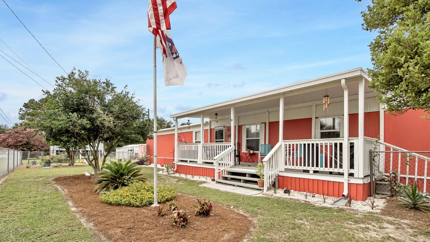 Great 2nd home or investment property! 

Located in dedicated Laguna Beach! This home has been given the red carpet treatment. ALL NEW WINDOWS, NEW TIE DOWNS, CUSTOM FLOORING and all new light fixtures and newly painted exterior. Stainless steel appliances and W/D included!

This home is beautifully landscaped and you can even get a peek-a-boo of the Gulf from the main road. Enjoy your early mornings or late afternoons on the expansive outdoor deck. Schedule a showing today. This home at this price will not last!