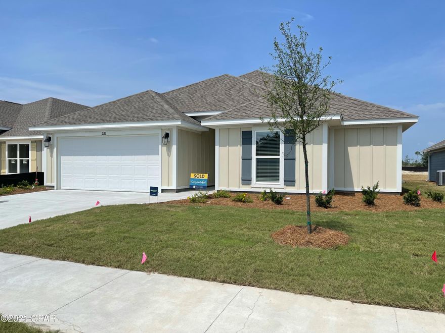 Built in 2021

BRAND NEW CONSTRUCTION! This home features a beautiful open floor plan with quartz countertops, a gas stove and oversized island in your brand new kitchen overlooking your living and dining areas. Large master bedroom features trayed ceilings, a large walk in closet and a beautiful master bath with double sinks and quartz countertops You will enjoy low utility bills with the homes many smart features. Lawn care is included in rent.   Park Place is convenient to Tyndall Air Force Base and just across the street from the Callaway Sports Complex with ballfields, fitness trails, and more! Visit OUR website and fill out an application, our Leasing agent will contact you to set up your showing. No application fee unless you move forward to rent!