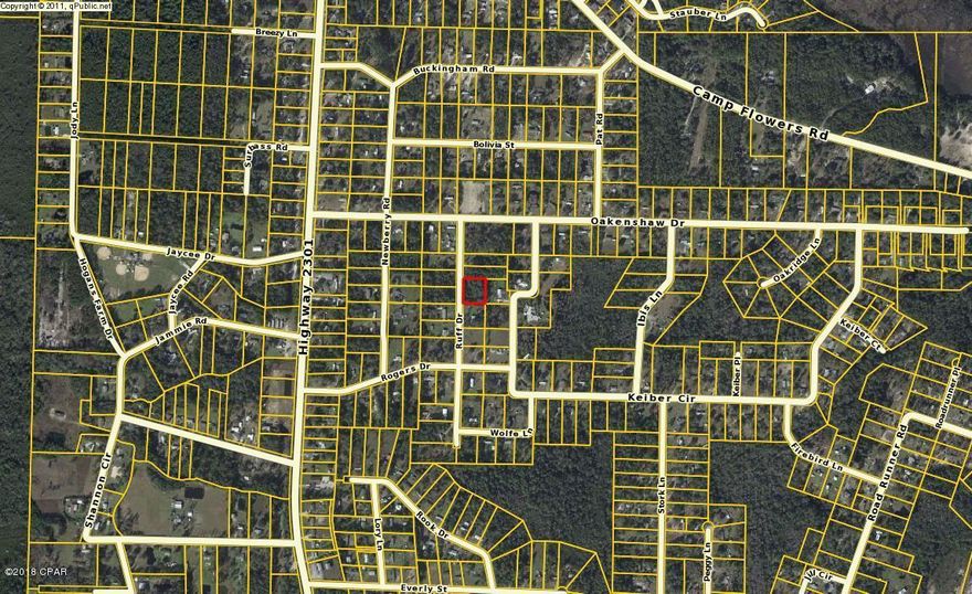 Large Vacant Lot in the Bayou George/Youngstown area. All information and measurements should be verified if important.