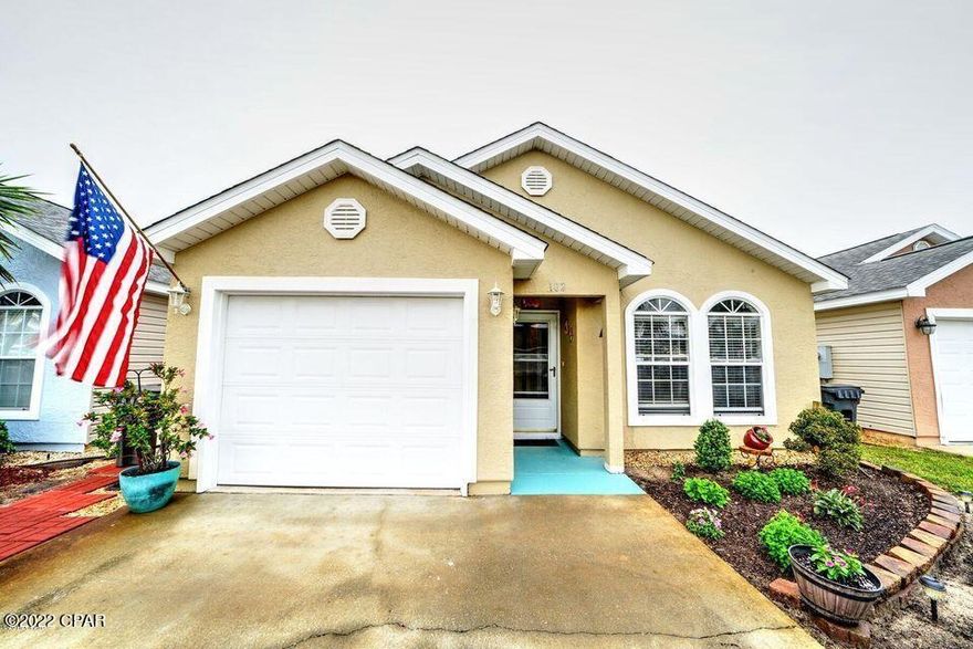 Very well maintained, popular two bedroom two bath model in Palm Cove subdivision. Palm Cove has no restrictions on short or long term rentals. Great location, close to Beach, Shopping, and Restaurants. Palm Cove offers two pools and the grounds are maintained by the HOA.
