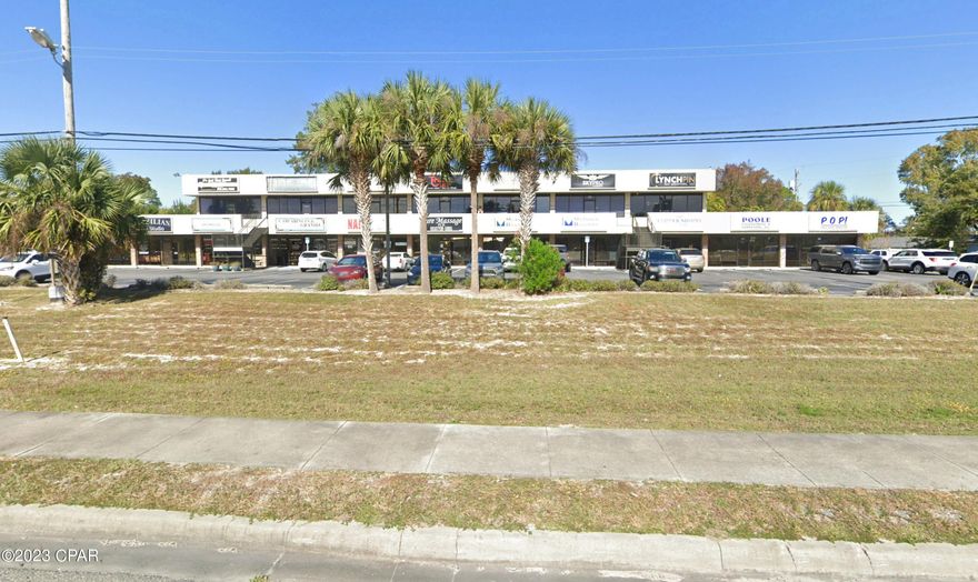 Prime Panama City Beach location with traffic counts near 45,000.  +/-800sf first-floor office/retail suite is located within minutes to the new (under construction) hospital, Tallahassee Memorial and retail shopping destination, Pier Park. Unit has 4 offices and 1 restroom.