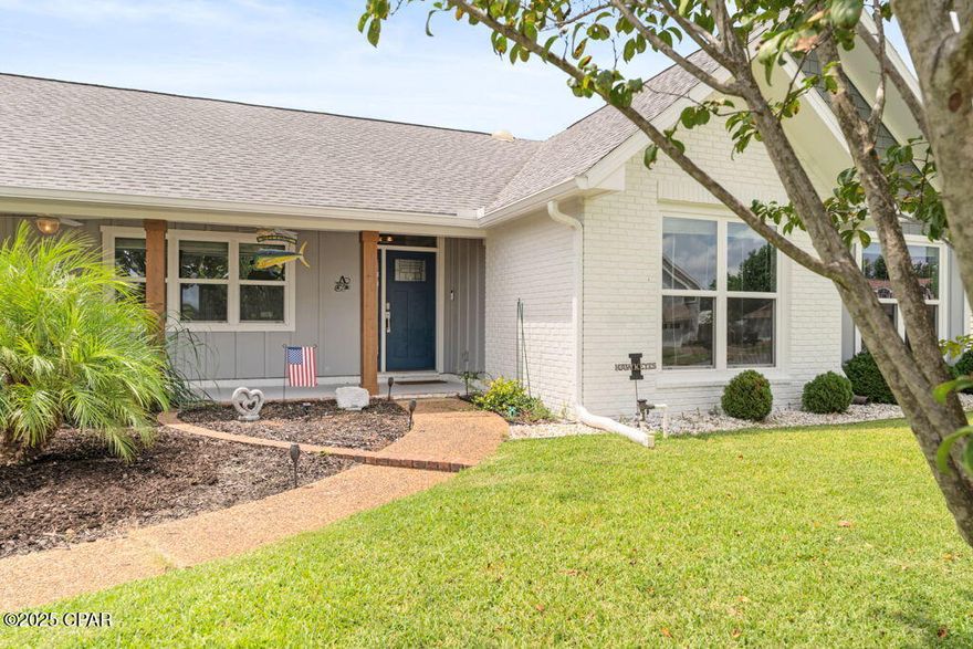 Tucked away on a quiet cul-de-sac, this 4 bedroom, 2 full bath ranch offers comfort, style, and convenience. Inside, enjoy vaulted ceilings in the large Family Room with a fireplace, lifetime LVP flooring, and a gorgeous kitchen with quartz countertops, abundant cabinet space, and a large island, stainless steel appliances perfect for entertaining. The home features newer windows, spray foam insulation, and a newer hot water heater for efficiency. Step outside to a backyard paradise with an 8-foot privacy fence, sparkling in-ground saltwater pool, relaxing hot tub, and 50-amp service for your RV and all with no HOA and no Flood Insurance needed. Conveniently located near shopping, dining, and beautiful beaches. Tyndall AFB is 16 miles, Navy Base 8 miles, and only 20 miles to the Airport.