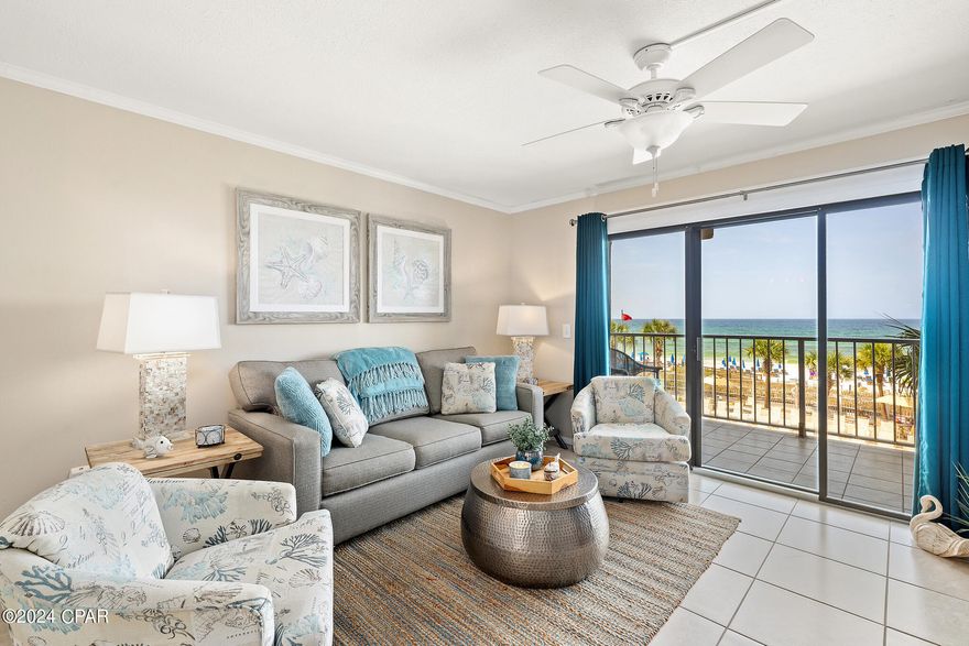 'CURRENTLY UNDER CONTRACT, SELLER WILL CONSIDER BACKUP OFFERS' Experience coastal luxury in this exquisitely renovated 1 bedroom, 1 1/2 bath (with bunks) beachfront condo. This condo is conveniently located on the 3rd floor making this a very desirable unit. Wake up to the sound of waves and enjoy your morning coffee on your private balcony which offers breathtaking views of the gulf. This property is a short-term rental powerhouse, generating impressive income of over $50k. Whether you're looking for a lucrative investment or a personal slice of paradise, this condo delivers the ultimate beachside lifestyle.The Summit is full of amenities including two large pools (one heated), two hot tubs, a game/arcade room, a BBQ and patio area, the poolside Tiki Bar, indoor hot tub, sauna room, tennis courts, fitness center, and Bikini Bob's restaurant. Act fast—this gem won't last long!