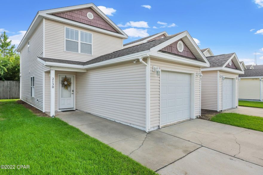 Ideal location for this affordable 2BD/1.5BTH beach townhome in the gated community of Gates at Sterling Cove. This home features an open floor plan on the main level, with two spacious bedrooms and a full bath upstairs. Recent updates include a brand-new roof in 2025 and carpet replacement in 2021.

The HOA covers pool access, lawn maintenance, pest service, yearly pressure washing, and garbage pickup--making for low-maintenance living. Conveniently located near the Navy base, schools, shopping, and more! Great as an investment property or for first-time buyers.

No short-term rentals allowed. Age, square footage, lot, and room sizes are approximate; please verify if important.