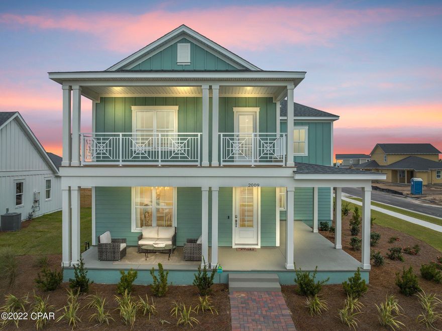 The Santa Rosa plan by Harris Doyle Homes in waterfront SweetBay's newest phase, Indigo Lakes! This popular home offers plenty of living space & room to entertain with an expansive Great Room, separate dining area and covered rear lanai. The second floor features balcony access! This large lakefront homesite features a 3-car garage. SweetBay is a walkable and golf-cart friendly community with unrivaled amenities: dock with Bay and Gulf access, boat launch for kayaking, private beach, paddle boarding, fishing, parks, junior olympic resort pool complexes, fire pits, grilling areas, sports court, miles of trails, Publix-anchored town center and future amenities including a marina! New home buyers even get priority access to top-rated University Academy, the #2 K-8 school in the state of Florida!