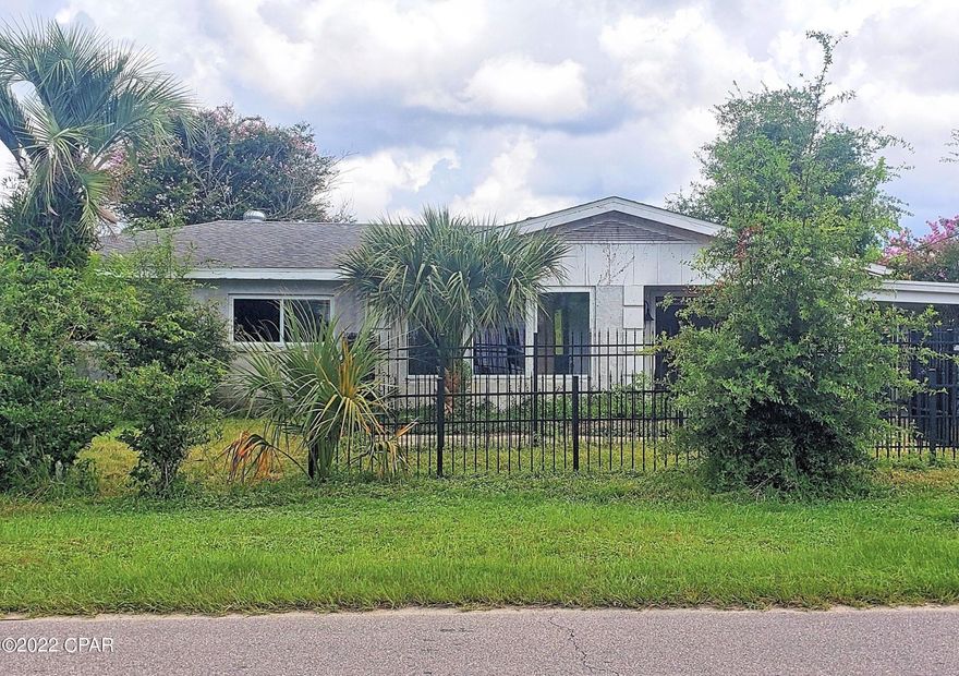 Under contract. Seller will consider back up offers.

What a great block home with so much potential! Excellent opportunity for a homeowner looking to put their own touch on their future home or the investor looking for short- or long-term income. This home has a large lot with an inground pool and is nestled in a well-kept neighborhood only a couple of miles from Tyndall Air force base. This home is completely gutted for your rebuild. The AC, and hot water heater are intact. There are 2 enclosed porches / rooms that if added to this house would bring another 500sq ft of living space. This block home is a fortress with 2x6 roof joists and rafters.