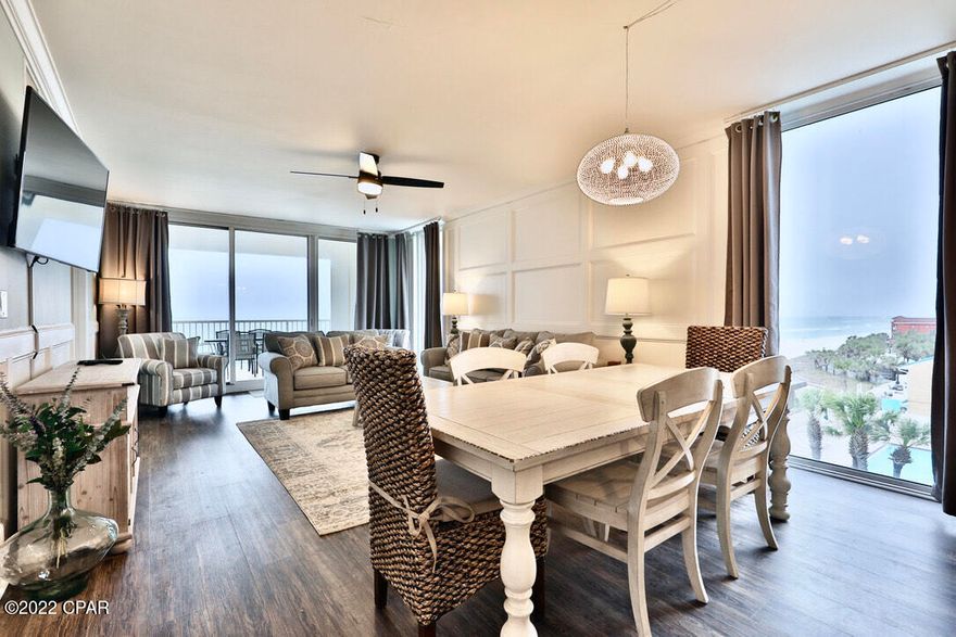 RENTAL MACHINE, OVER $100,000 GROSS INCOME. Beautiful Gulf Front West End 4BR/3BA condo with 2 balconies located at the stunning Majestic Beach Resort. Fabulous Views for the best Sunset. You can watch your kids in the Pool and on the Beach.. Alos has deeded parking space. Complex renovated in 2019. Majestic Beach Resort offers the best amenities in Panama City Beach Condos to include Private Beach access, Indoor & Outdoor Pools, Hot Tubs, Adult Waterfall Pool, Children and Kiddie Pools, Poolside Bar & Grill, Internet Cafe & Market, Starbucks, Tennis Courts, Fitness Center with Steam, Sauna, Massage, Movie Theater, Owners Lounge. On tram line to Pier