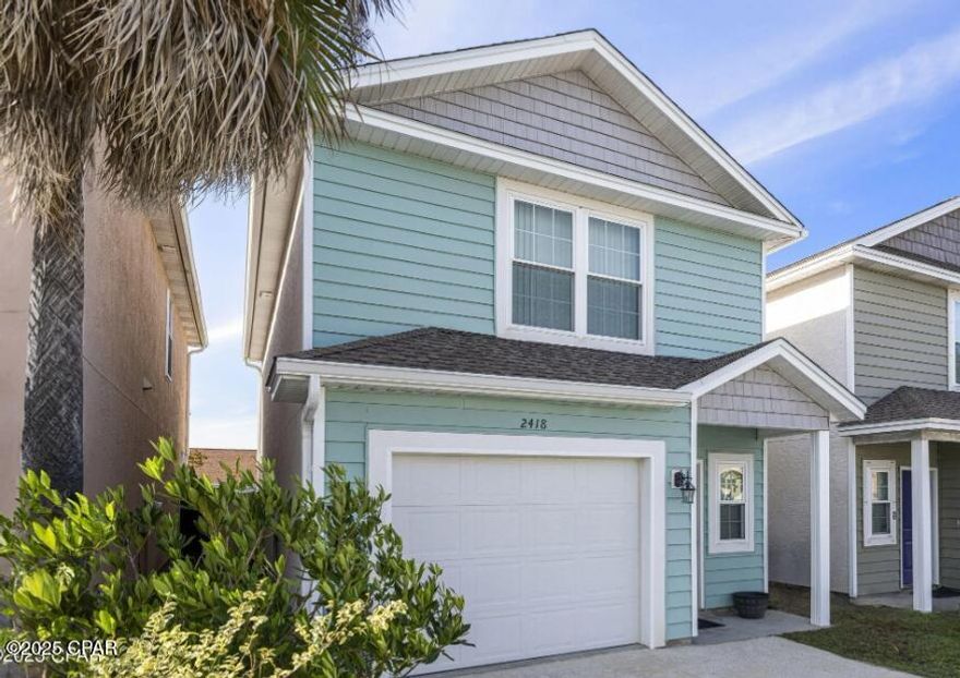 Welcome to this spacious 3-bedroom, 3-bathroom home located at 2418 Causeway Manor Ct, Panama City Beach!

This stunning property offers the perfect combination of luxury and comfort, with ample space for relaxation and entertainment. Step inside and be greeted by a bright and open floor plan, featuring high ceilings and plenty of natural light.

The kitchen is a chef's dream, equipped with modern appliances, granite countertops, and a convenient breakfast bar—ideal for cooking and enjoying meals with family or guests.

With 3 well-appointed bedrooms, each offering plenty of closet space, and 3 full bathrooms, this home provides plenty of privacy and convenience.

Enjoy the convenience of living just minutes from the stunning beaches of Panama City Beach, the Navy Base, excellent dining options, shopping, and top-rated schools.

This home offers the perfect location and is a true gem in the heart of Panama City Beach!