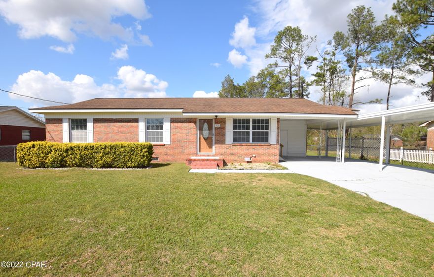 Recently renovated, this 3-bedroom 1 bath brick home is ready for its new owners. Inside features include fresh paint, kitchen with island, living room with new flooring and French doors leading out to the covered back porch. Outside you will find an attached carport, fenced yard and detached storage shed. Home is located in Gilberts Subdivision, minutes from town.
