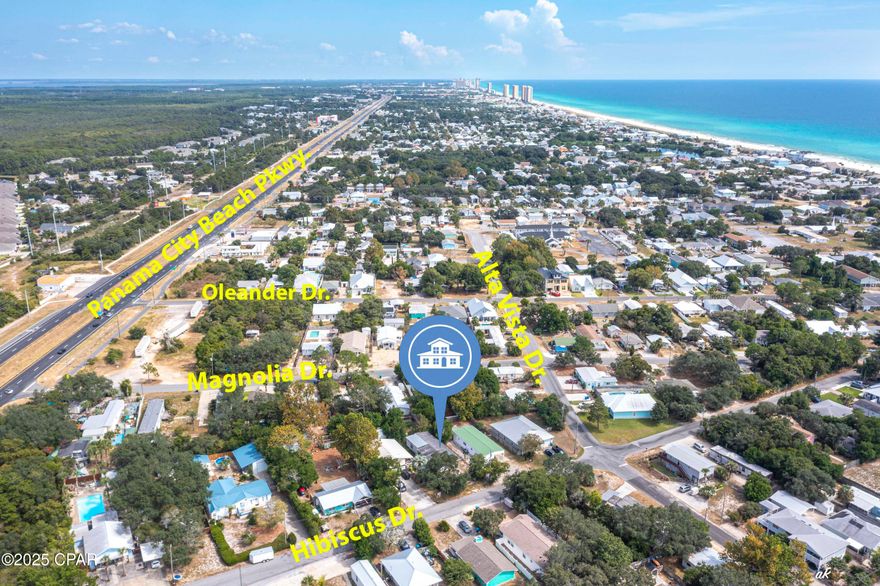 Prime Residential Lot in the Heart of Panama City Beach!  Discover an incredible opportunity to build your dream beach retreat or income-generating property just minutes from the sparkling shores of the Gulf of Mexico! This residential lot is being sold as-is, with a mobile home currently on site that holds no value and is not livableâ”providing a blank canvas for your vision. Ideally situated near Hwy 98 and Front Beach Road, you'll enjoy quick access to Panama City Beach's top attractions, including world-class shopping, dining, and entertainment. Whether you're looking to develop a personal getaway or a high-potential investment, this centrally located lot puts you right in the heart of the action.  Don't miss this chance to own a piece of paradise!
