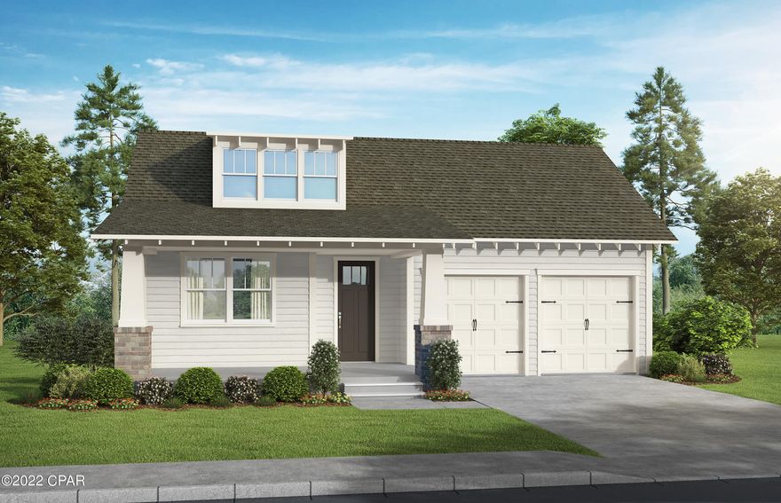 Harris Doyle Homes Clearwater plan in the waterfront SweetBay community. This home is perfect for entertaining with a large kitchen including an expansive island overlooking the great room and covered porch plus formal dining or flex room. For convenience, the laundry is right off the garage and doubles as a mud-room. The design team has incorporated stylish finishes with quartz & granite countertops, under cabinet lighting, decorative doors, designer light package, along with thoughtful trim like shiplap & wainscoting to make this home stand out! Other features include stainless appliances with gas range, decorative wood hood & LVP flooring. Unbeatable amenities: parks, pools, boat launch+ more. Town Center & Marina soon! New homes get priority access to top-rated University Academy!