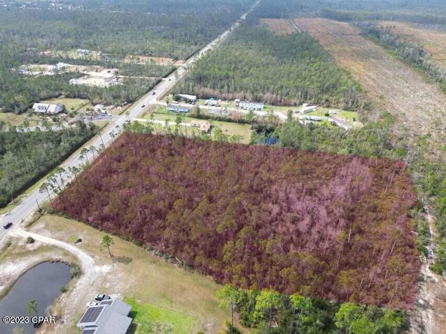 WOW, this is your chance to own 5 acres in Panama City.  This lot is being sold along with 3 other lots for a total of 5.288 acres!  No HOA, sewer and water available as well The lot features woods for privacy and is also minutes from the water.  There's room for a pond, boat storage, animals, and an RV.  The home is located on Old Bicycle Rd, see the directions for the location.