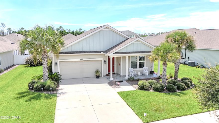 Breakfast Point 3/2 with two car garage.  Open floor plan with large master bedroom.  Tile plank floors in all living areas and carpet in bedrooms.  Oversized screen porch with fenced backyard.  Home as been well maintained and furniture is negotiable.