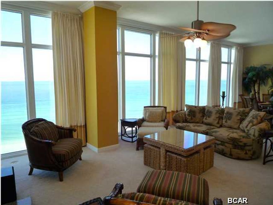 ***Bank Owned*** Special Financing Available*** The Soaring Ceilings, Expansive Gulf Views and 2 Master Suites are just part of what makes this condo special. The 1 bedroom lockout provides the opportunity for 2 income producing properties if you choose to rent. The Gulf front living room boasts a fireplace with built-ins and floor to ceiling glass. The Gulf front master bedroom suite features sliding glass doors leading to the balcony as well as a master bathroom with a large whirlpool tub, separate shower and a double vanity. Sterling Beach amenities include a large Lagoon Pool surrounded by a 8,800 square foot sun deck, a whirlpool spa, a 48 seat movie theater/presentation room, gulf front meeting room, two natural gas barbeque grills, gulf-front fitness center, two high speed elevators, and an on-site rental management office.  Seller is offering special financing with approved application: 3.5% interest on a 5/1 ARM, 11% Down Payment, No PMI, No Exclusions for Investors. Fixed rates also available.