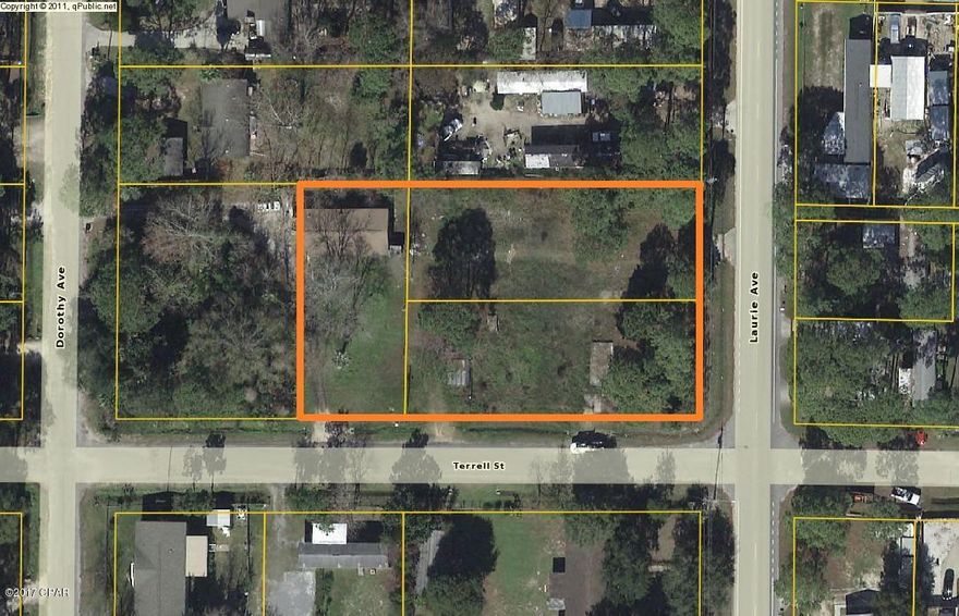 This property is a combination of 3  parcels (27806-025-000, 27805-020-000, 27806-000-000). It is approximately 223' x 150' and possesses R-2 zoning. This area would be an excellent location for multi-family development. The R-2 zoning classification may allow up to 15 units per acre. 

The neighboring 2 lots at the corner of Dorothy Ave and Terrell Ave are also for sale (MLS 655674) and could be purchased with this land to make a total of approx 1.3 acres.