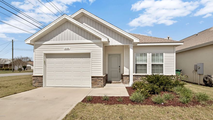 'CURRENTLY UNDER CONTRACT, SELLER ACCEPTING BACKUP OFFERS' This stunning, 3bd/2bth newer constructed beach home is just 1/2 mile from the Gulf & just minutes away from area schools, shops, dining, & attractions of Pier Park! This home offers open-floor concept, with luxury vinyl plank flooring throughout main living areas & carpet in the bedrooms. Perfect for entertaining, the kitchen features large island, stainless steel appliances complete with decorative back-splash. Lots of natural lighting throughout with modern light fixtures to further enhance the home's contemporary feel. Master bedroom with en-suite showcases double vanity with shower.  Additional 2 bedrooms and full hall bathroom offer plenty of space for guests or family. All sizes/info/measurements are approx, please verify