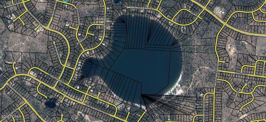 This just under a quarter acre lot is only just over 1300 ft. away from the beautiful Boat Lake Swim Park (see photos). It is located within the popular Sunny Hills Community which has a golf course and recreational park as well. The area is also home to numerous other spring fed lakes. It is less than a hour drive from Panama City Beach. The visual depiction of the property lines on photos are not exact. The property right beside this one is for sale as well. If both properties are purchased together, it would bring your total land owned to almost a half-acre.