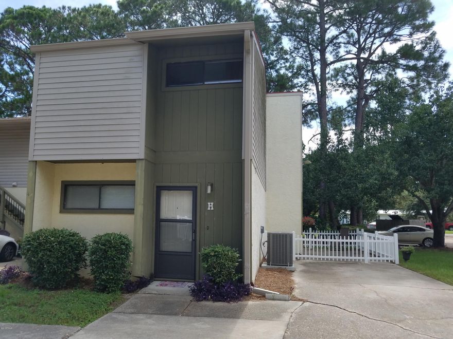 This 2 bedroom, 2.5 bath condo is conveniently located off of N. Lagoon, near the Navy Base, shopping, and dining with spectacular sunset views! Unit is partially furnished, and includes all appliances including a full size washer and dryer. Water, sewer and trash are included, as well as use of the community pool. This is truly a great deal for someone looking to rent an affordable place in the heart of Panama City Beach! Pet friendly under 24 pounds. $250 non-refundable pet fee.