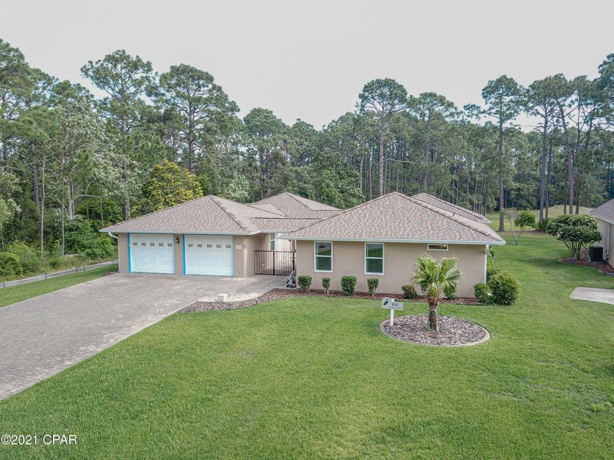 CURRENTLY UNDER CONTRACT, SELLER ACCEPTING BACKUP OFFERS. It is not often that a home of this QUALITY becomes available.THE GLADES welcomes you into this LARGE LOT setting offering CALM. SIMPLICITY. NATURE. The GATED COURTYARD introduces a ONE-OF-A-KIND plan that offers SEPARATE LIVING SPACES, making this home perfect for MULTI GENERATIONAL FAMILIES or PROFESSIONALS in need of comfortable office space. A collection of rooms in their own WING shares additional bedrooms PLUS OFFICE/BONUS SPACE. In another WING, quite possibly the LARGEST master suite you've seen shares the GREENSPACE views. The OPEN living area with HIGH ceilings include BRIGHT kitchen highlighted with exquisite GRANITE. PRACTICAL features include newer ROOF and HVAC, 2x6 construction, NEW IMPACT-RESISTANT WINDOWS. Complete your day relaxing in your oversized spa soaking tub. THE GLADES is a happy community located within minutes of the area's finest DINING, great ENTERTAINMENT venues, and the SUGAR SHORE of our incredible beaches. Coming soon to the area is Duplin WINERY, stated to be the largest winery in the South, offering a fun AMBIANCE and live entertainment.